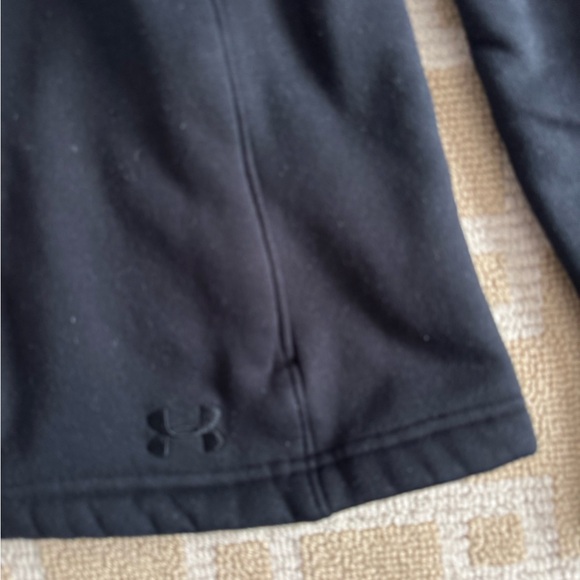 Under Armour Storm Sherpa Lined Jacket Cozy Athleisure Winter Black Gray Large - Picture 9 of 9